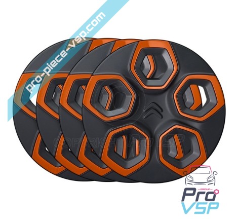 Set of 4 hubcaps