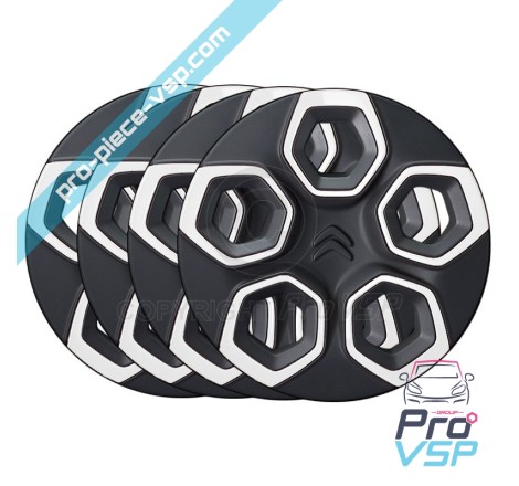 Set of 4 hubcaps