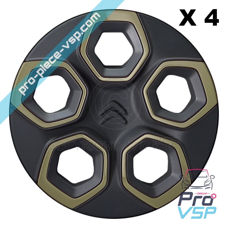 Set of 4 hubcaps