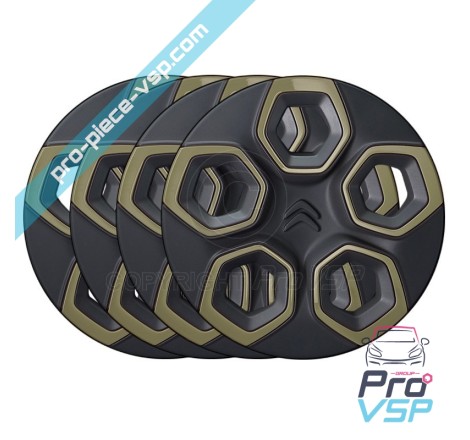 Set of 4 hubcaps