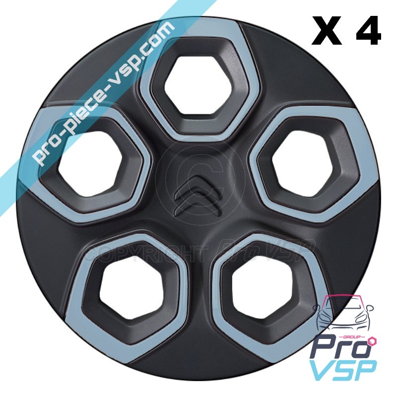 Set of 4 hubcaps
