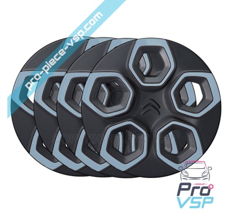 Set of 4 hubcaps