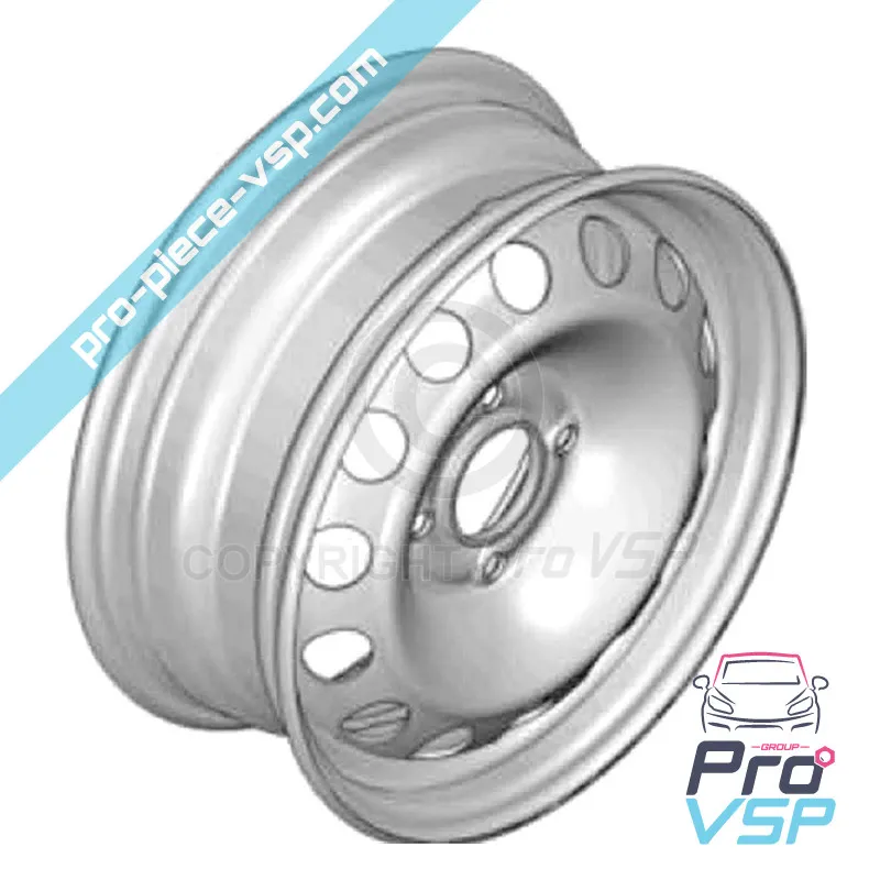 Plåtfälg för Citroën Ami Buggy