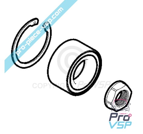 Front wheel bearing