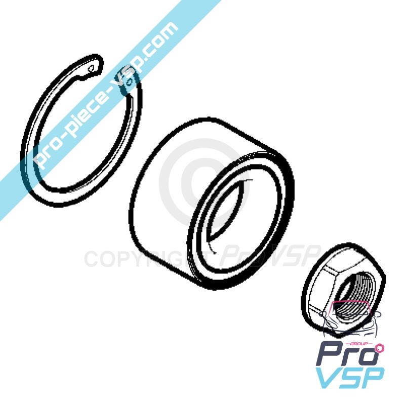 Front wheel bearing