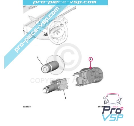 Suporte Commodo para Citroën Ami / Opel Rocks-E