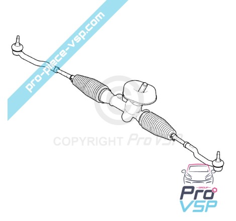 Steering rack