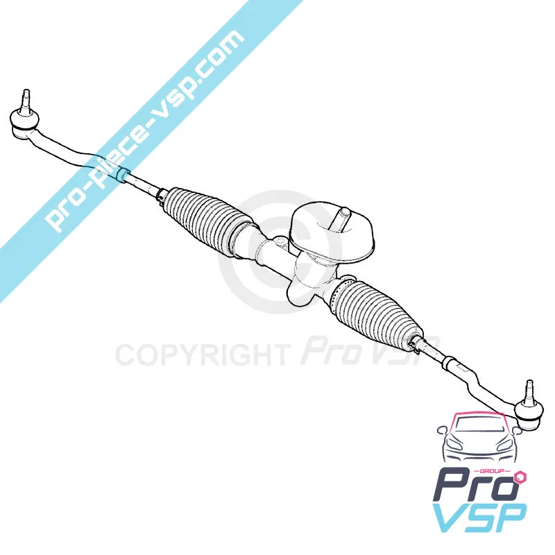 Crémaillère de direction origine pour Citroën Ami / Opel Rocks-E / Fiat Topolino