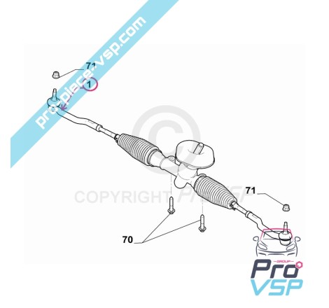 Steering rack