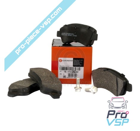 Front brake pads