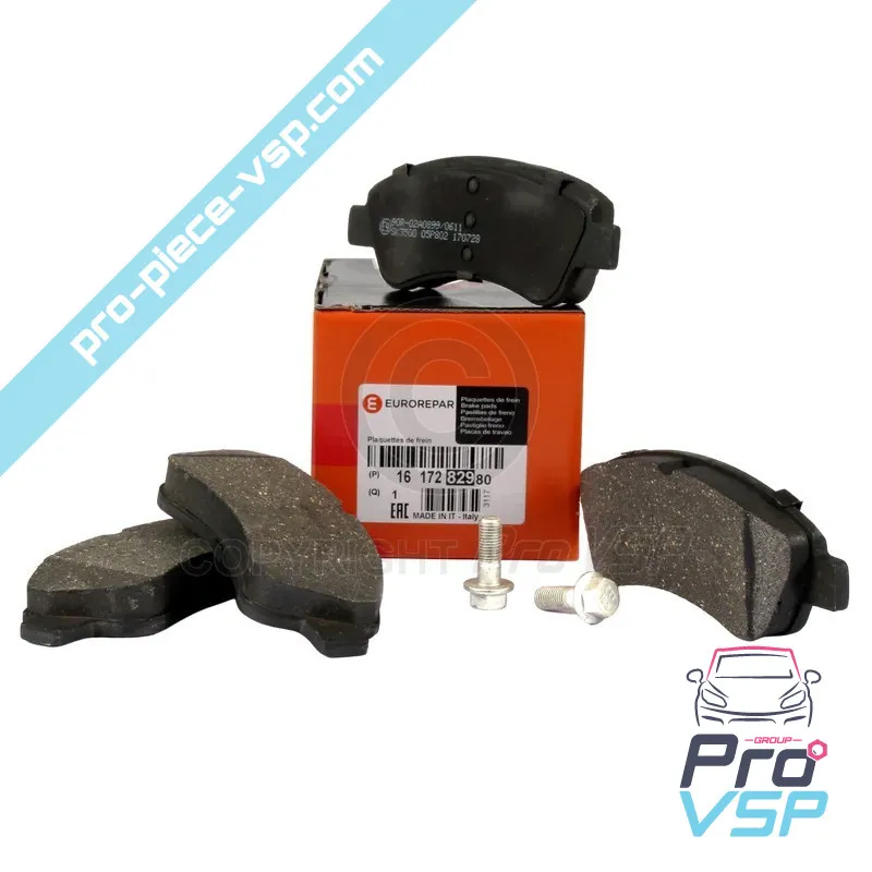 Front brake pads