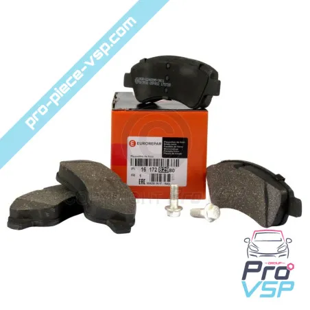 Frambromsbelägg ursprung för Citroën Ami / Opel Rocks-E / Fiat Topolino / Andra församling