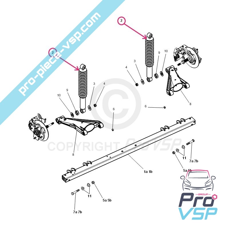 Rear shock absorber