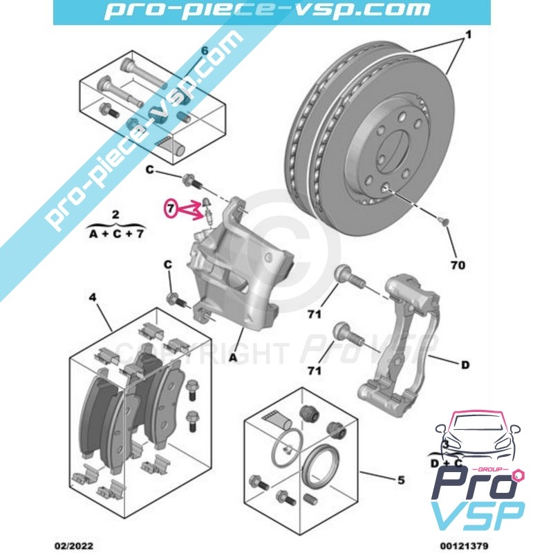 Purge screw brake caliper before