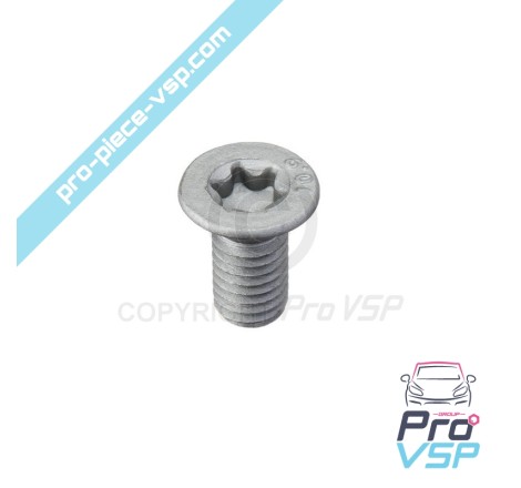 Front brake disc screw