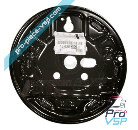 Bandeja de freio traseira esquerda de origem para Citroën Ami / Opel Rocks-E / Fiat Topolino