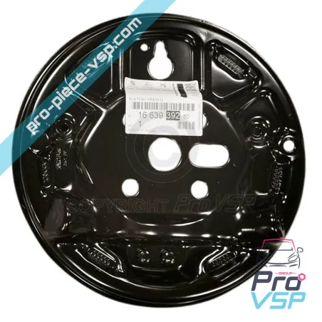 Bandeja de freno trasero de origen izquierdo para Citroën Ami / Opel Rocks-E / Fiat Topolino