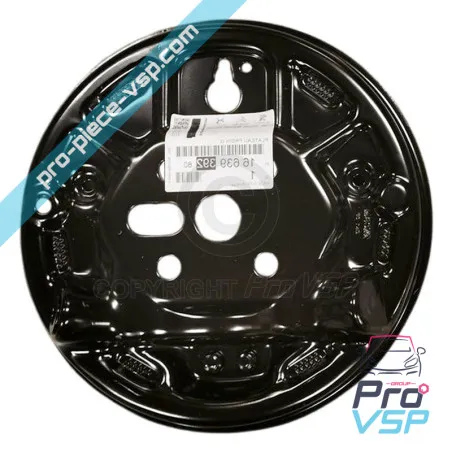 Rear brake tray right Origin for Citroën Ami / Opel Rocks-E / Fiat Topolino