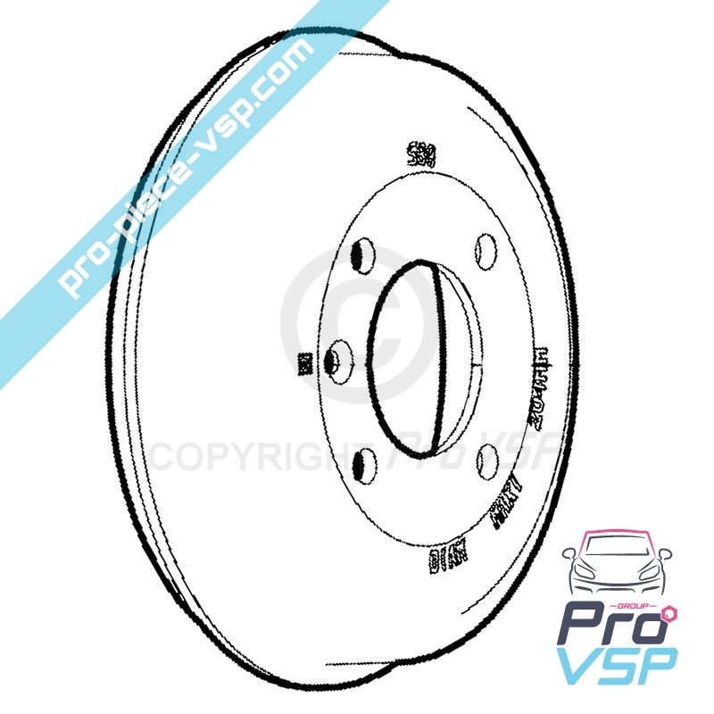 Rear brake pad