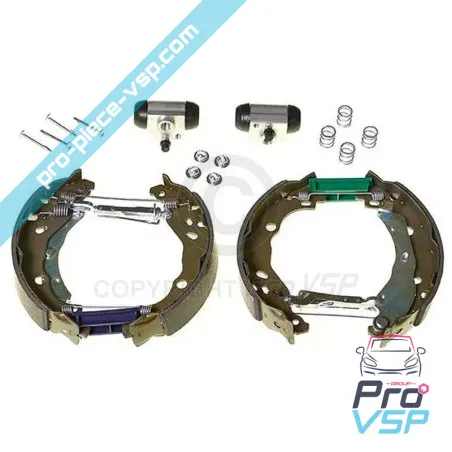 Mandíbulas de freio traseiro para Citroën Ami / Opel Rocks-E / Fiat Topolino / Pré-montado