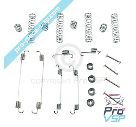 Kit spring brake jaws