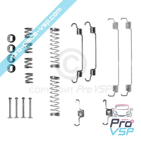 Kit de frână de primăvară pentru brațele Citroën Ami / Opel Rocks-E / Fiat Topolino