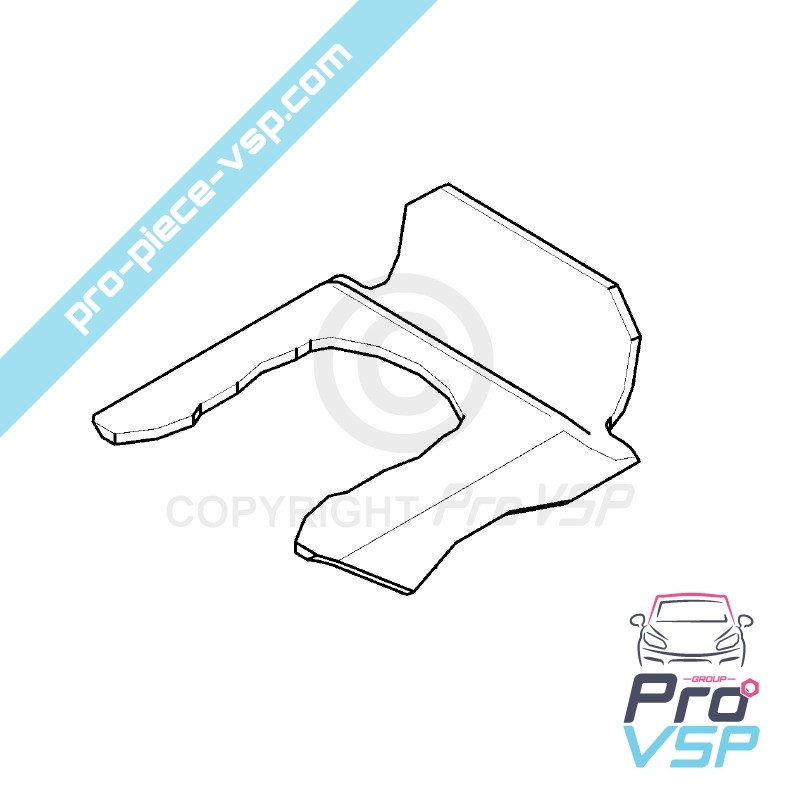 Flexible brake fork