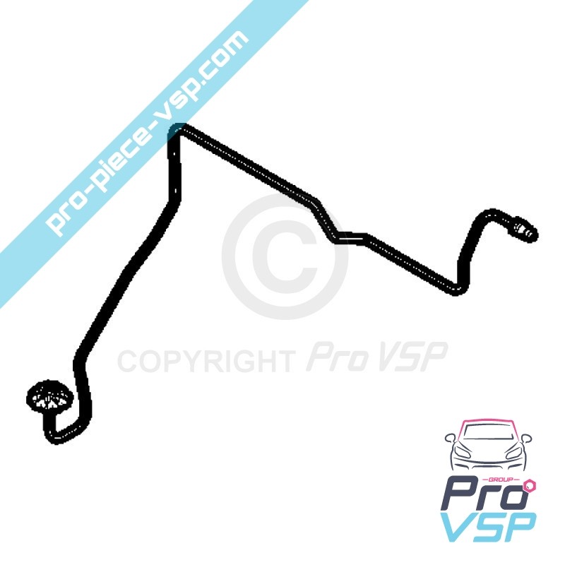 Front right brake pipe