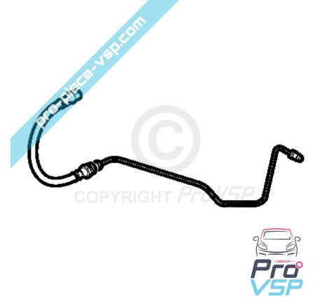 Left rear brake hose