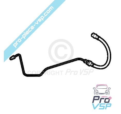 Right rear brake hose