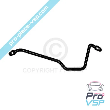 Tubo del freno posteriore ORIGINA SINISTRA PER Citroën Ami 2a modifica / Opel Rocks-E / Fiat Topolino