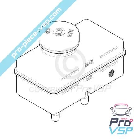 Brake fluid jar