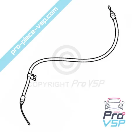 Câble de frein à main origine pour Citroën Ami / Opel Rocks-E / Fiat Topolino