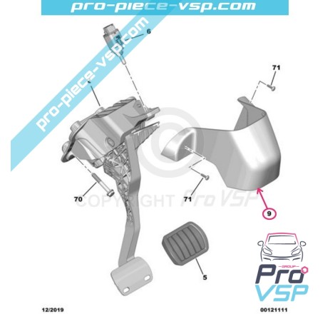 Pedal de proteção de som