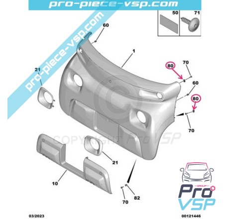 Noz para Citroën Ami / Opel Rocks-E / Fiat Topolino