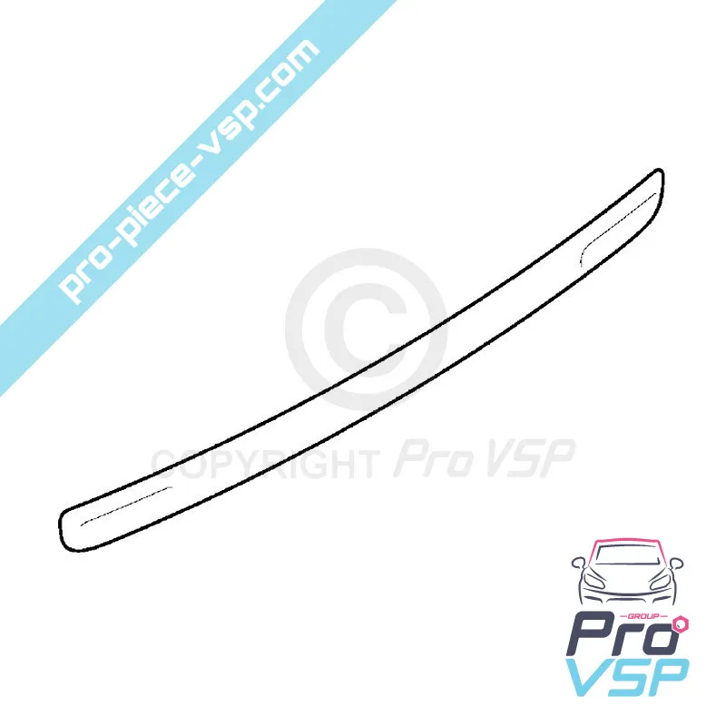 Baguette de pare choc arrière origine pour Fiat Topolino
