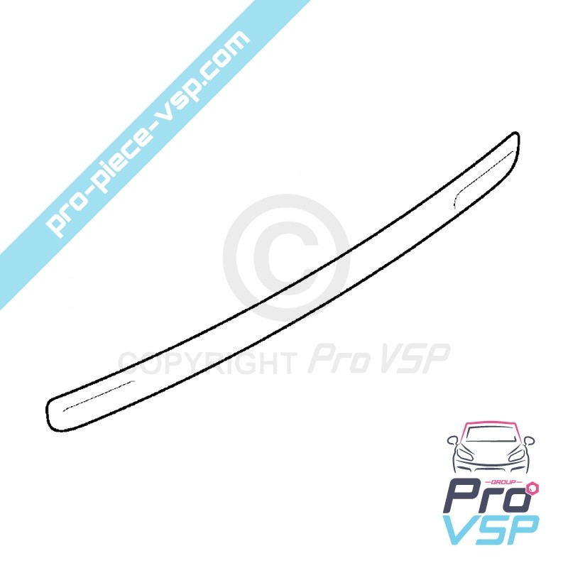 Rear bumper baguette