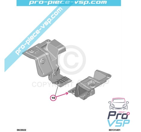 Protecção do motor esquerdo