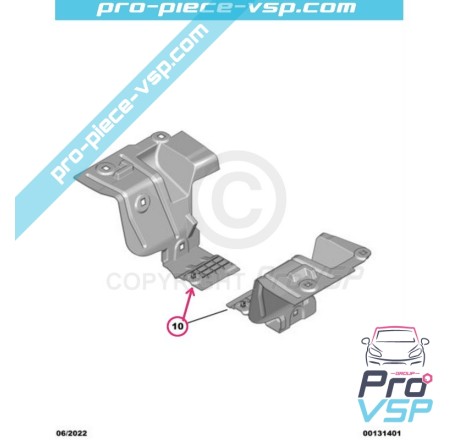 Protección del motor derecho