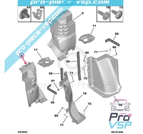 Roda reta que passa a origem do muder para Citroën Ami / Opel Rocks-E / Fiat Topolino