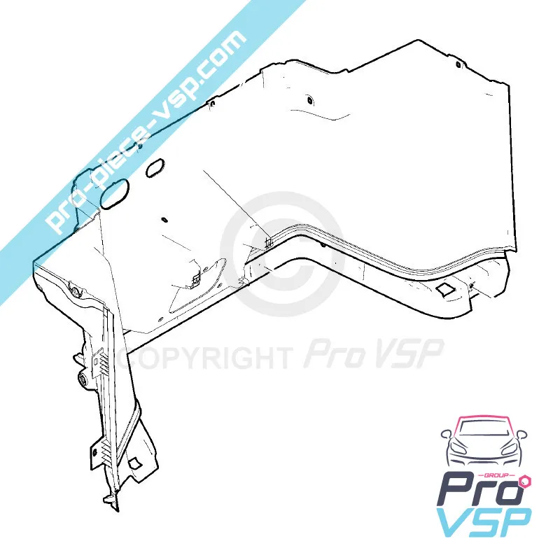 Apron for Fiat Topolino