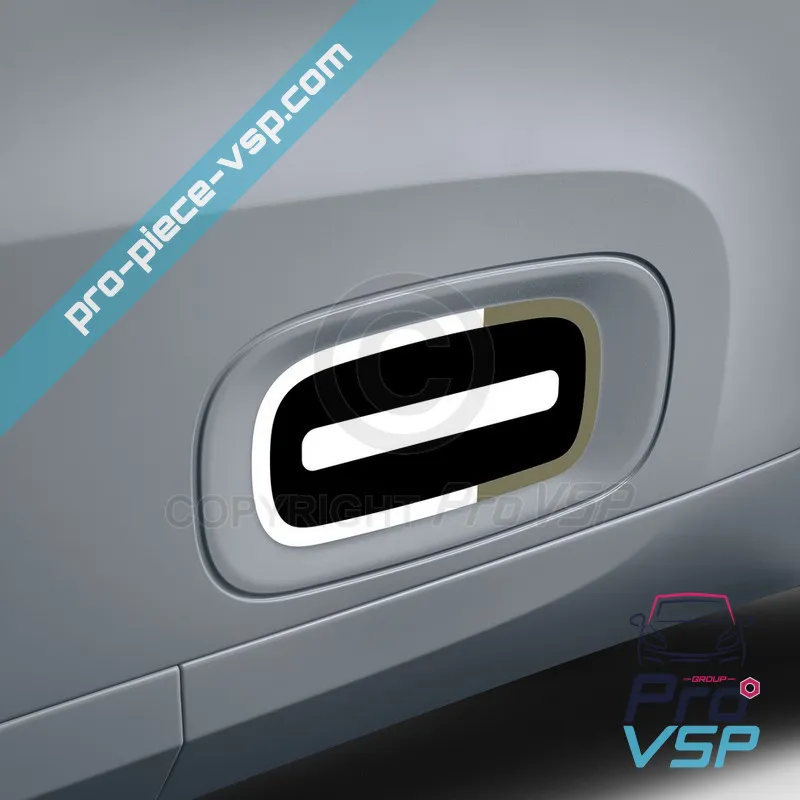 Porta baixas adesivos para Citroën Ami / Branco e cáqui