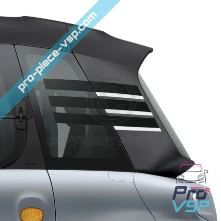 Stickers de custode pour Citroën Ami / Noir et blanc