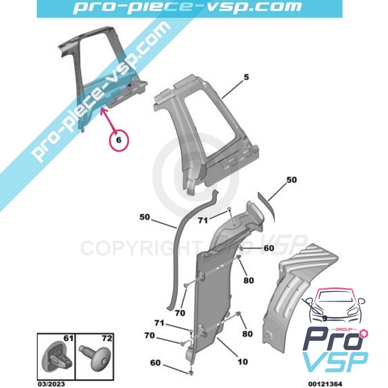 Bocal de lave glace