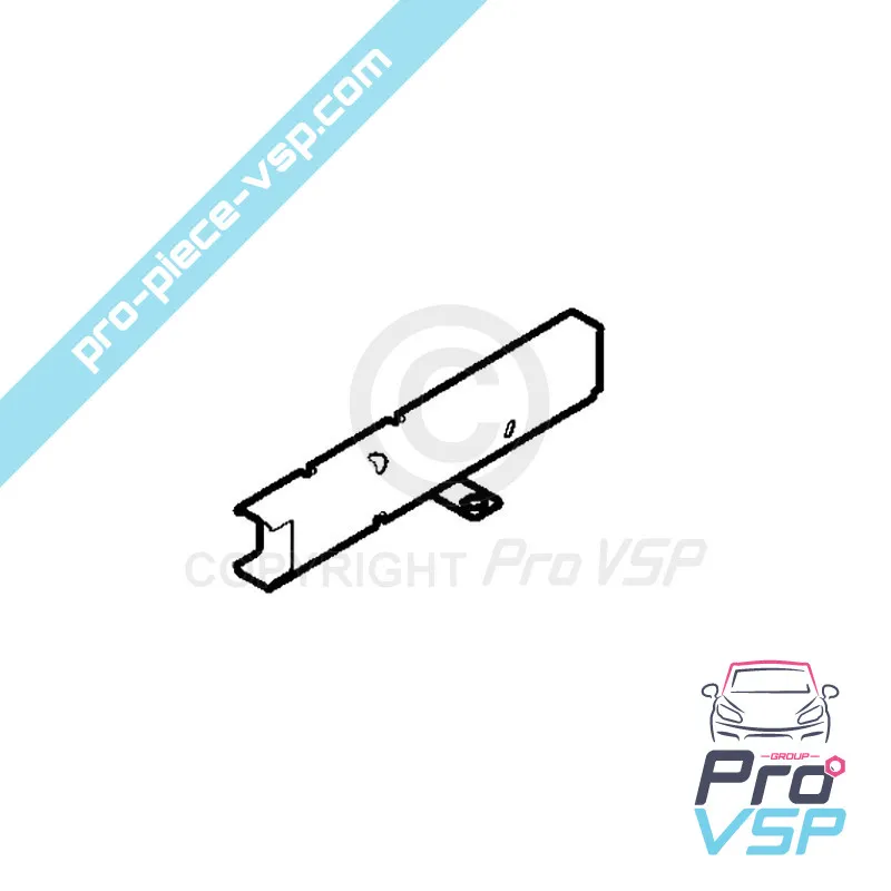 Longeron avanti dritto per Citroën Ami / Opel Rocks-E / Fiat Topolino