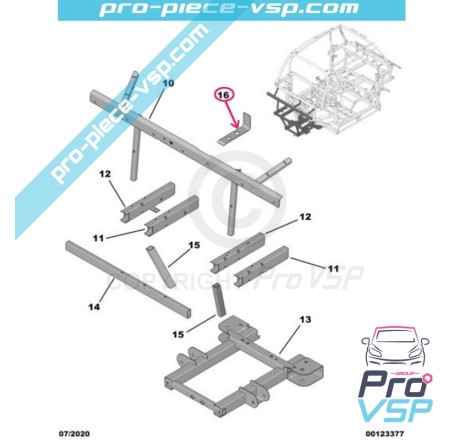 Supporto vasetto liquido freno