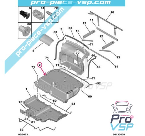 Rear floor