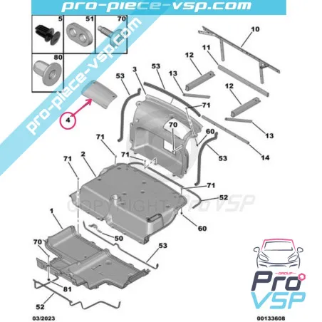 Caixa de fusível por Citroën Ami / Opel Rocks-E / Fiat Topolino
