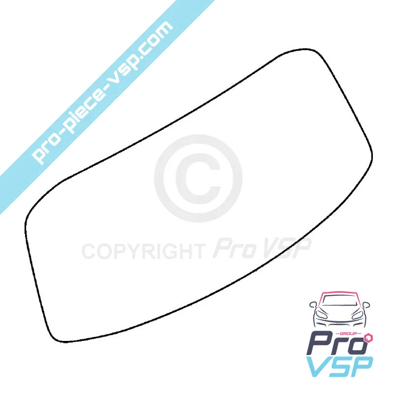 Lunette arrière pour Citroën Ami / Opel Rocks-E / Fiat Topolino