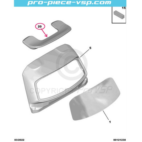 Becquet arrière pour Citroën Ami